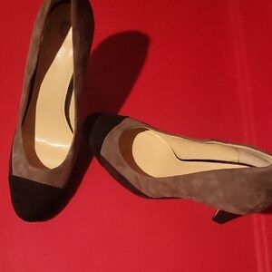 Anne Klein Brown and Black Stiletto Heels